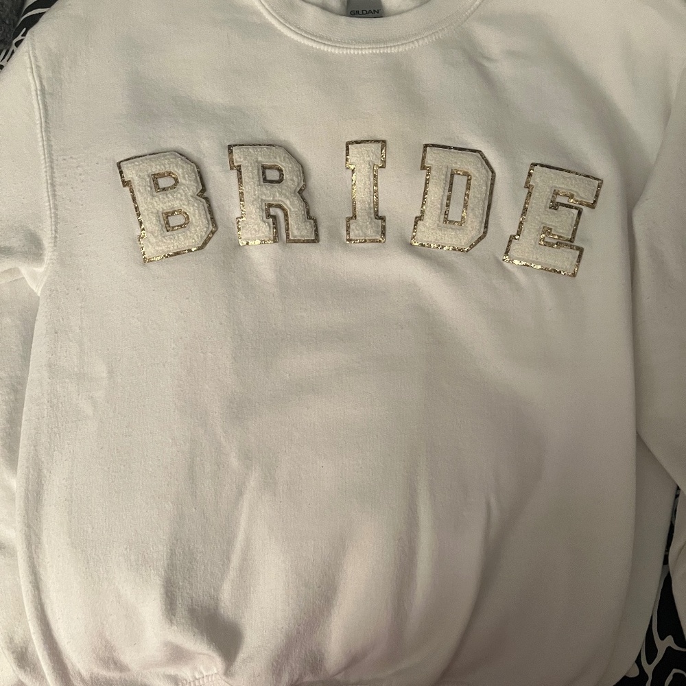White BRIDE Crewneck